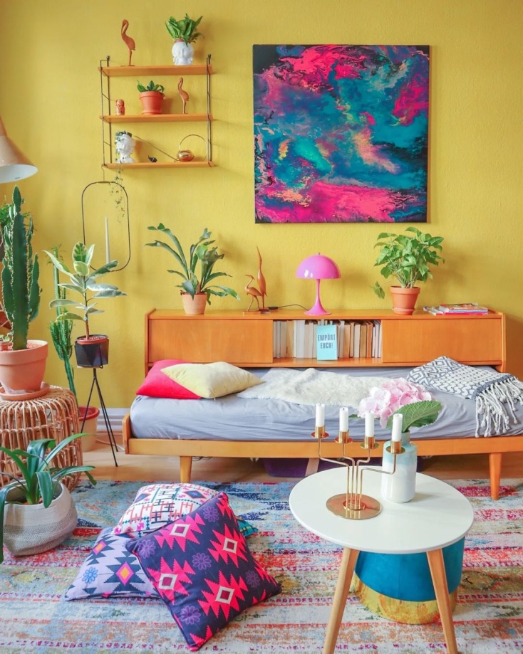 Color Blocking εσωτερική διακόσμηση