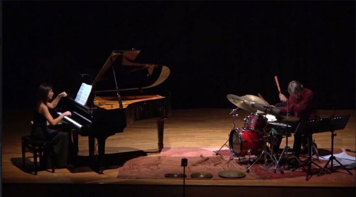 H Μαρία Παπαπετροπούλου και ο Antoine Banville σε μια μουσική συνομιλία στο Half Note Jazz Club