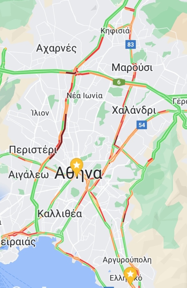 Υπομονή για τους οδηγούς στους κεντρικούς οδικούς άξονες - Πού υπάρχουν τα μεγαλύτερα προβλήματα