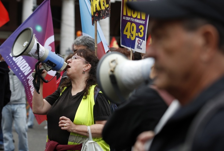 Απεργιακές κινητοποιήσεις για την Εργατική Πρωτομαγιά και το συνταξιοδοτικό στο Παρίσι