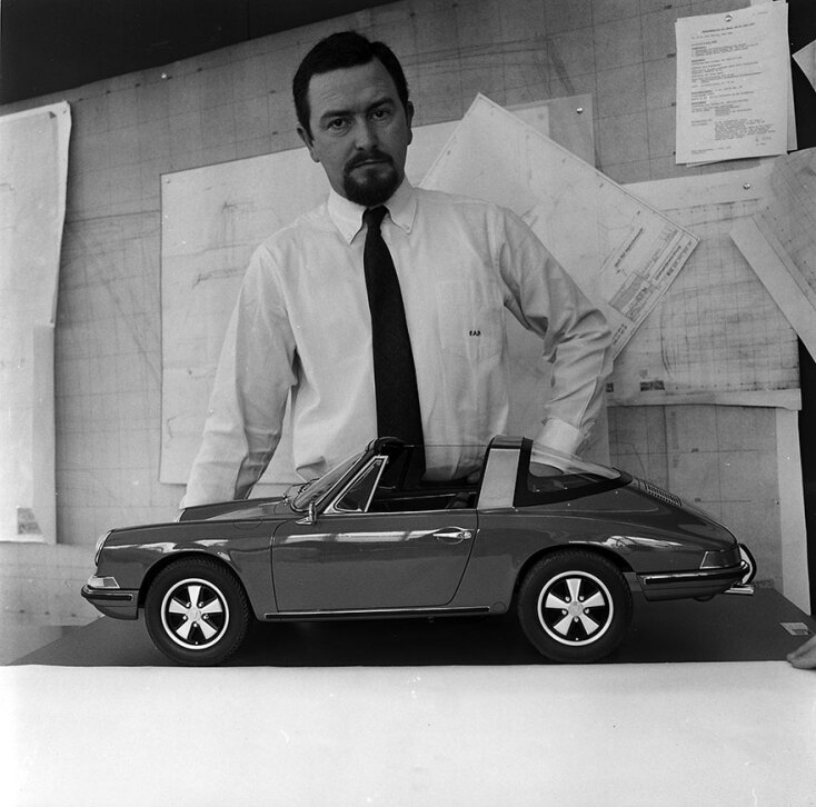 Ο ιδρυτής της εταιρείας, Ferdinand Alexander Porsche, 1968