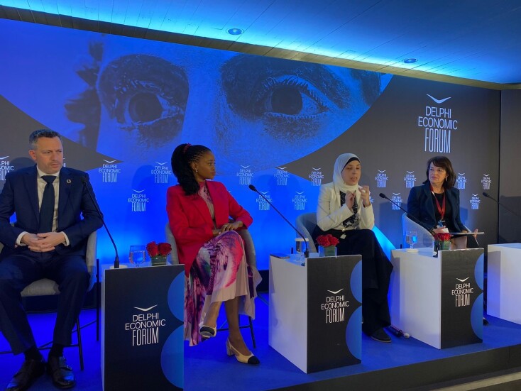 Η Sara Minkara στο Delphi Economic Forum 2023 