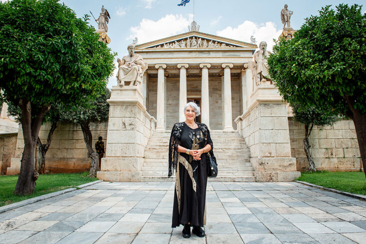 Η Άρτεμις Σκουμπουρδή. 
