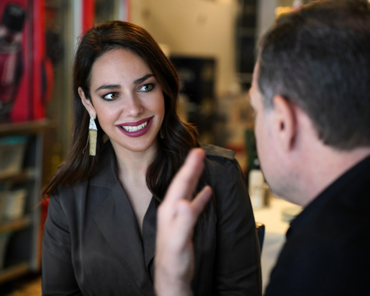 Η Δόμνα Μιχαηλίδου.