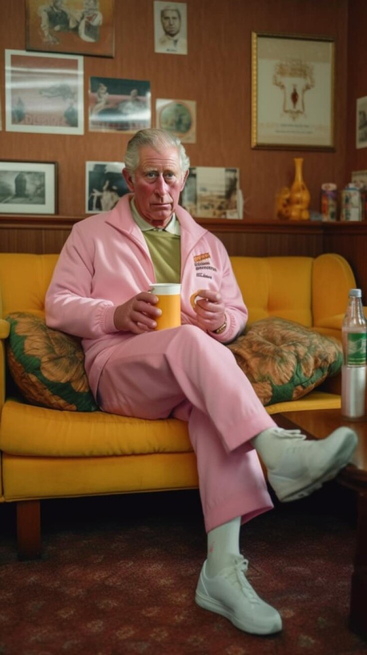 O Κάρολος με χαβανέζικο, η Κέιτ DJ: Η τεχνητή νοημοσύνη «φαντάστηκε» το πάρτι της στέψης