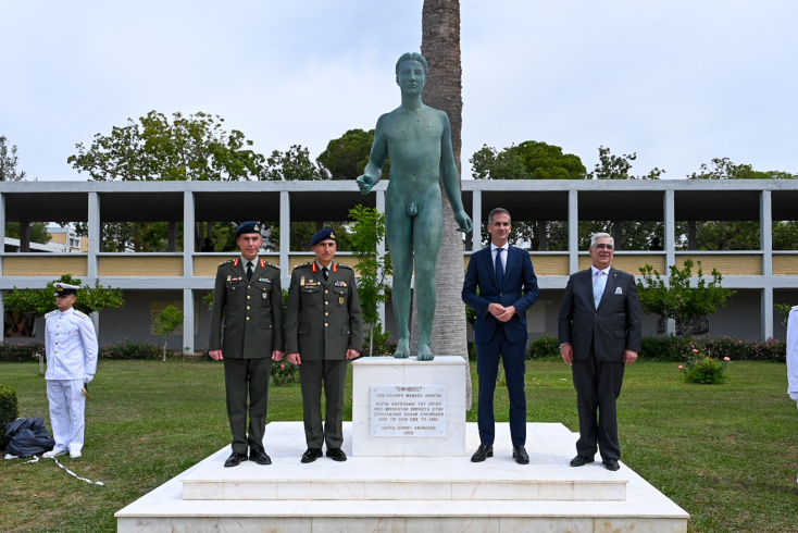 Δήμος Αθηναίων: Το άγαλμα του Εφήβου, δωρεά στη Σχολή Ευελπίδων στη Βάρη - Κώστας Μπακογιάννης: Εκπληρώνουμε ένα χρέος δεκαετιών προς τις Ένοπλες Δυνάμεις.