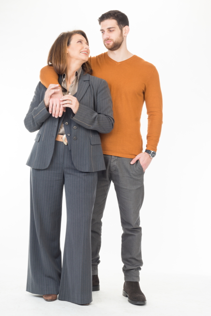 Η Κατερίνα Μπατζελή και ο γιος της