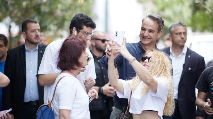 Εκλογές 2023 - Μητσοτάκης: Συνάντηση με τους πολιτικούς συντάκτες στο κέντρο της Αθήνας