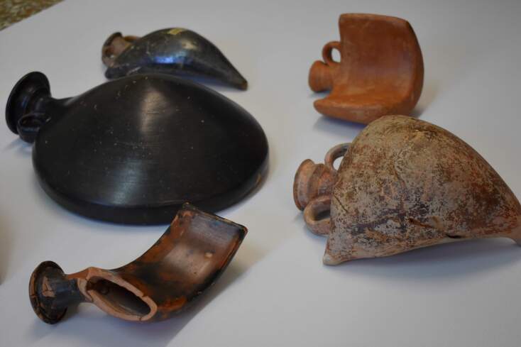 Αρχαίες θερμοφόρες στο Εθνικό Αρχαιολογικό Μουσείο