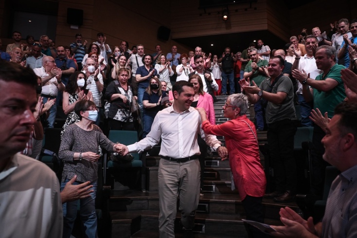 Ο πρόεδρος του ΣΥΡΙΖΑ - Προοδευτική Συμμαχία, Αλέξης Τσίπρας