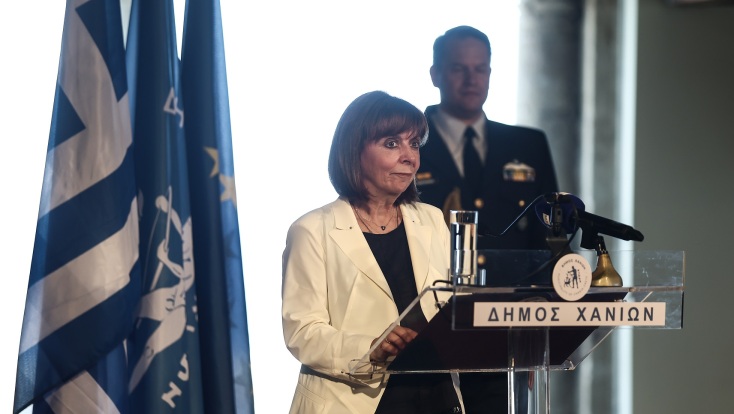 Κατερίνα Σακελλαροπούλου: Ανακηρύχθηκε επίτιμη δημότης Χανίων η Πρόεδρος της Δημοκρατίας - Το ευχαριστήριο μήνυμά της και η αναφορά στο Φεστιβάλ Βιβλίου.