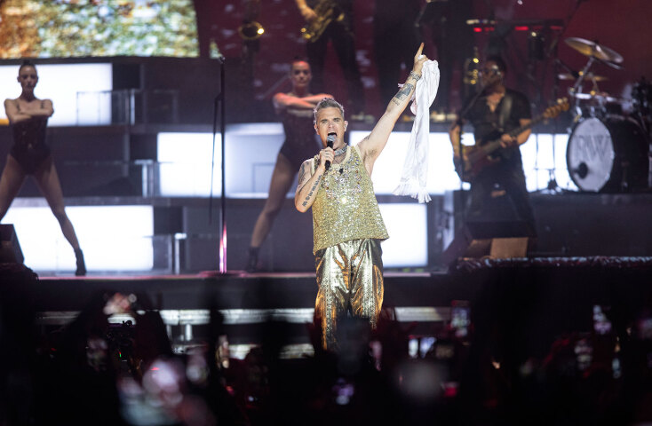 Ο Robbie Williams στο Rockwave 2023