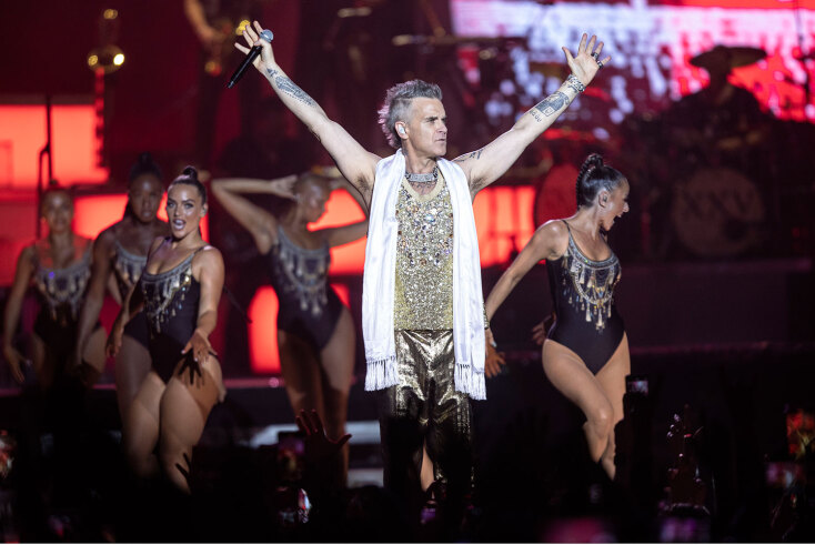 Ο Robbie Williams στο Rockwave 2023