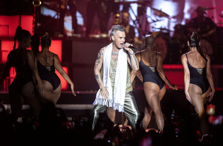 Ο Robbie Williams στο Rockwave 2023