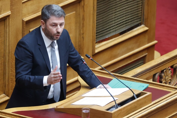 Ο πρόεδρος του ΠΑΣΟΚ - ΚΙΝΑΛ, Νίκος Ανδρουλάκης