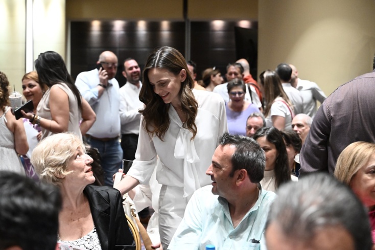 Η υποψήφια πρόεδρος του ΣΥΡΙΖΑ, Έφη Αχτσιόγλου