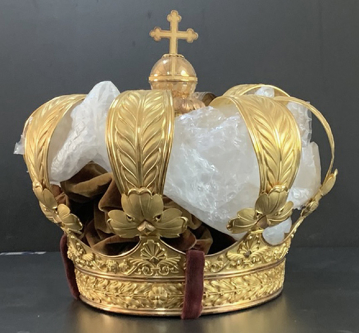 Βρέθηκαν στο Τάτοι τα εμβλήματα του Όθωνα - Στέμμα, σκήπτρο και ξίφος