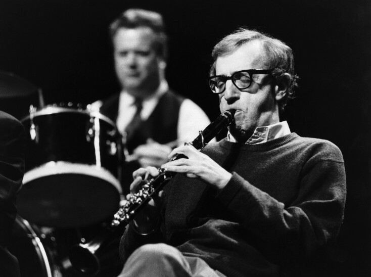 Ο Γούντι Άλεν με το κλαρινέτο του