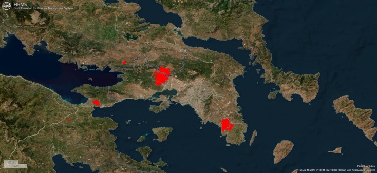 Νύχτα αγωνίας στα πύρινα μέτωπα της Αττικής