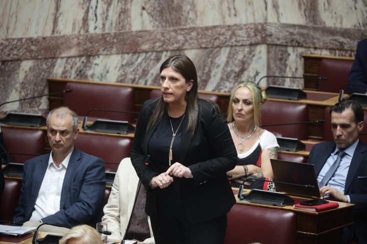 Η Ζωή Κωνσταντοπούλου στη συζήτηση για την άρση ασυλίας της Ρένας Δούρου