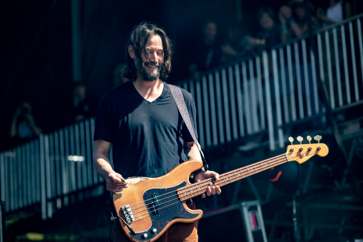 Κιάνου Ριβς: Ροκάρει με τη μπάντα του Dogstar στο Λος Άντζελες.