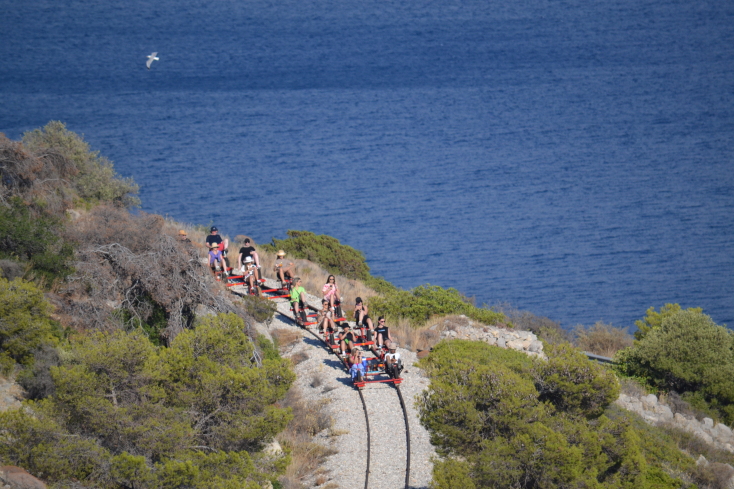 Railbiking in Greece