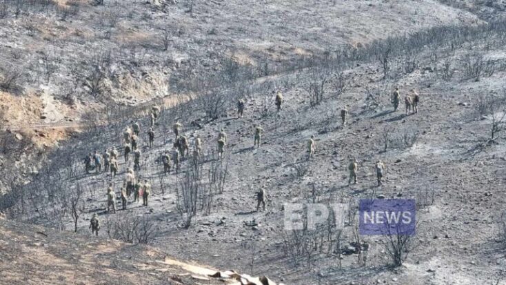 Νέα Αγχίαλος: Επιχείρηση περισυλλογής θραυσμάτων από τα πυρομαχικά