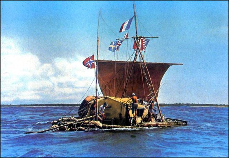 Σαν σήμερα 7 Αυγούστου: Το 1947 ολοκληρώνεται η αποστολή του Κον-Τίκι στον Ειρηνικό Ωκεανό, με επικεφαλής τον Νορβηγό εξερευνητή και συγγραφέα Θορ Χέιερνταλ.