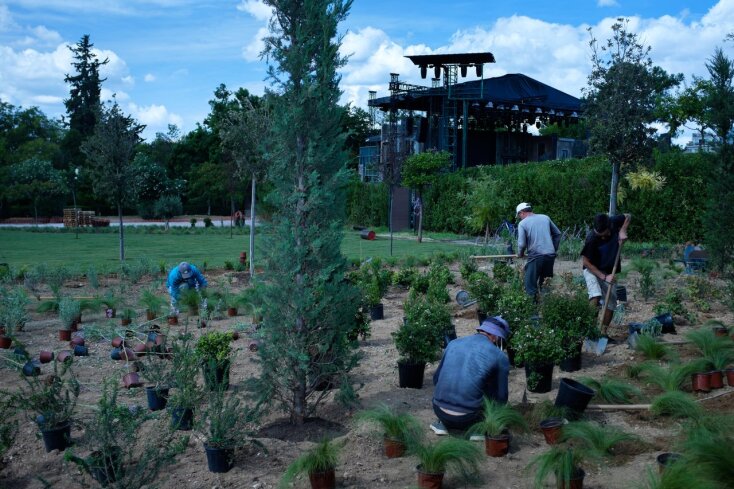 Νέα πνοή στο Πεδίον του Άρεως: Μεσογειακό τοπίο με 3.700 φυτά και υδάτινη διαδρομή
