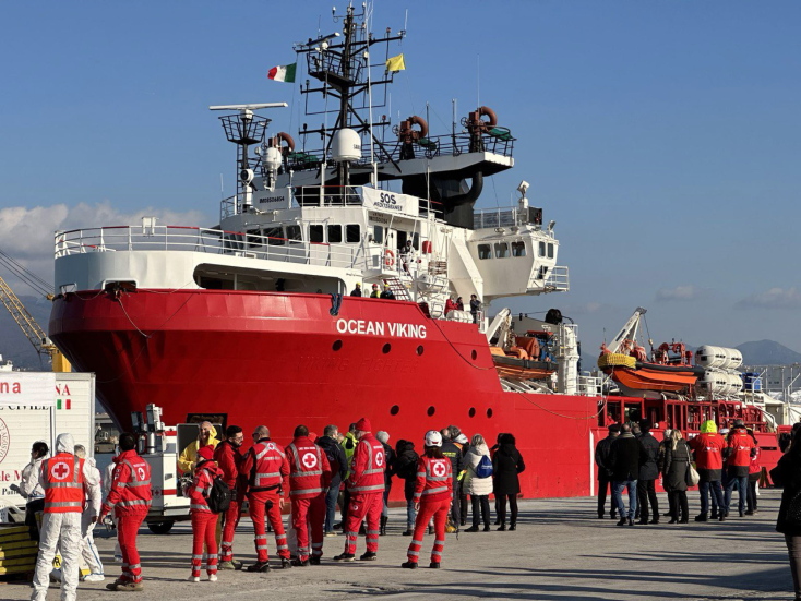 Το πλοίο-ασθενοφόρο Ocean Viking