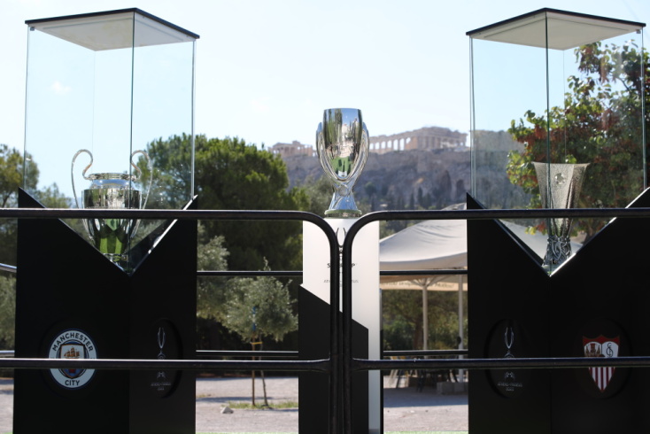 UEFA Super Cup: Μάντσεστερ σίτι και Σεβίλλη απόψε στο «Γεώργιος Καραϊσκάκης».
