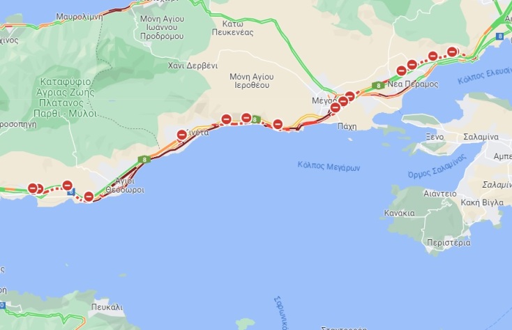 Ολοκληρώθηκε η μετάγγιση του υγραερίου από το βυτιοφόρο - Άνοιξε η νέα Εθνική στο ρεύμα προς Αθήνα