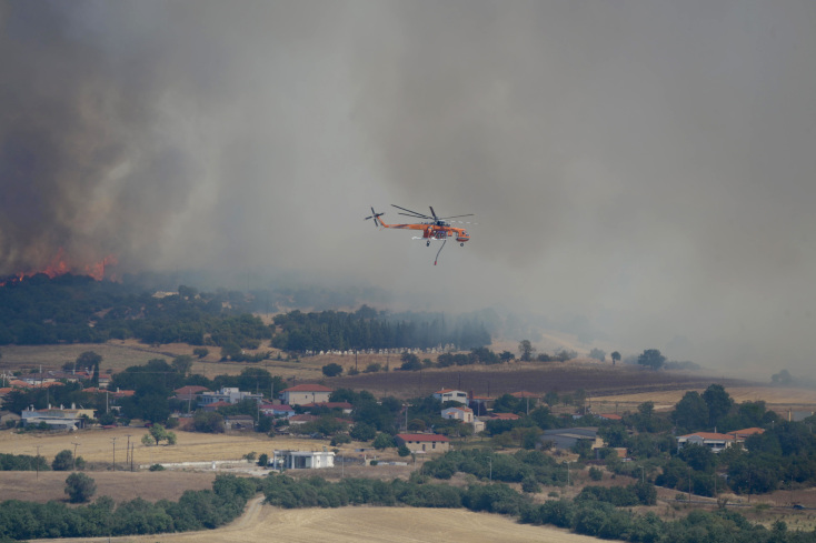 Φωτιά στην Αλεξανδρούπολη
