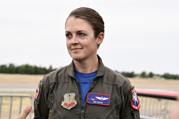 Η κυβερνήτης του αμερικανικού μαχητικού F-35