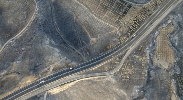 Φωτιά στον Έβρο: To aerial video από το οδοιπορικό του φωτογράφου Σάκη Γιούμπαση στις καμένες εκτάσεις.