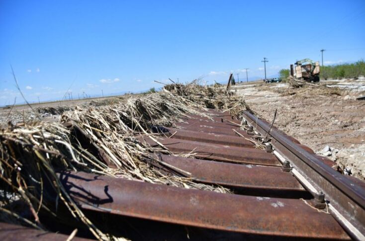 Ρημαγμένο το σιδηροδρομικό δίκτυο Λάρισας-Βόλου μετά την κακοκαιρία Daniel