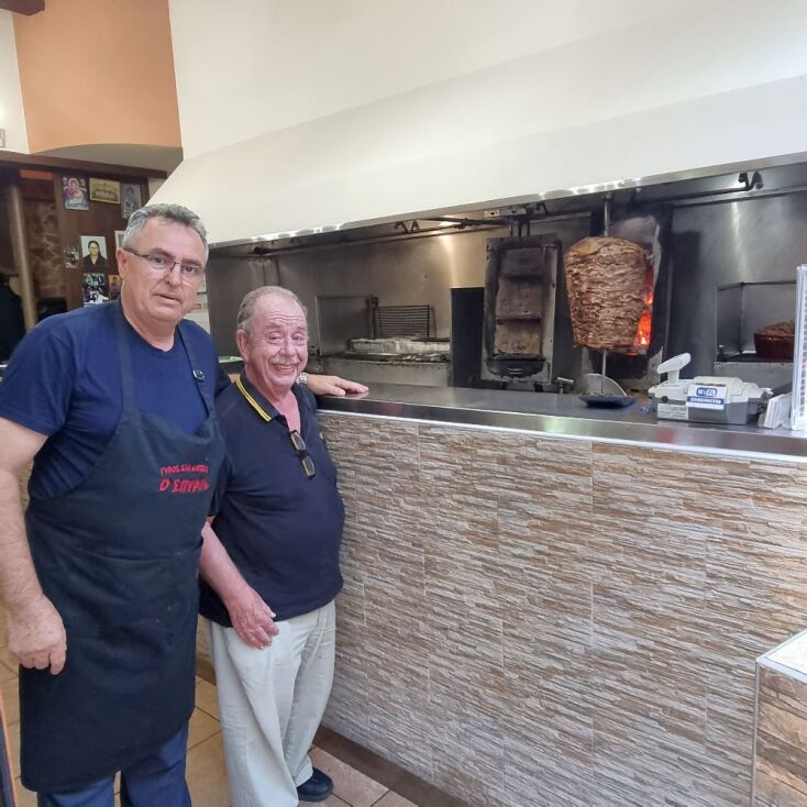 Σπύρος Μπασδάνης και Ηλίας Μαμαλάκης