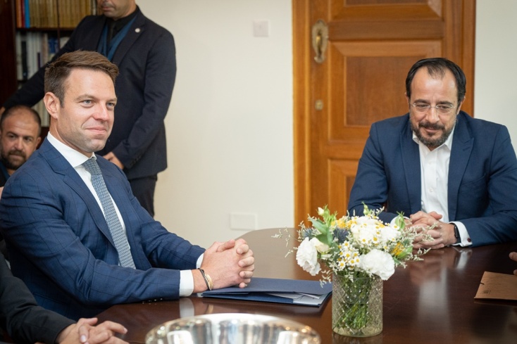 Στέφανος Κασσελάκης και Νίκος Χριστοδουλίδης συναντήθηκαν στην Κύπρο