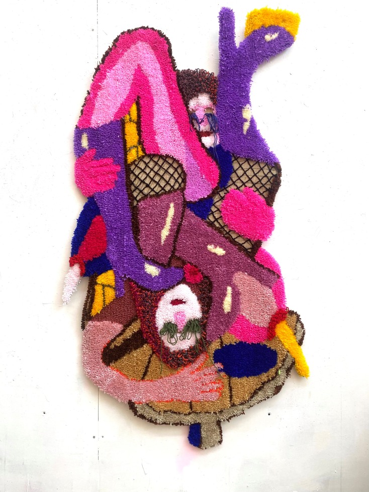 Έργο της Georgia Fambris από την έκθεση «… And we are magic talking to itself, noisy and alone…»