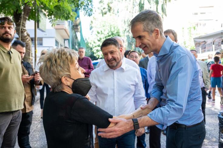 Χαρδαλιάς και Μπακογιάννης βόλτα στο Κουκάκι