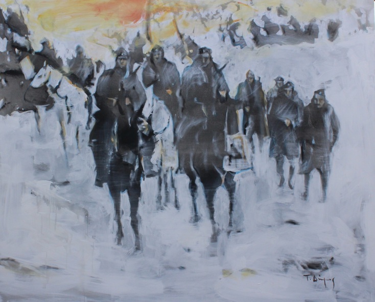 Ο εικαστικός Τάσος Δήμος μιλάει για την ατομική του έκθεση «Το Έπος του ‘40» που παρουσιάζεται στο Πολεμικό Μουσείο από τις 28 Οκτωβρίου