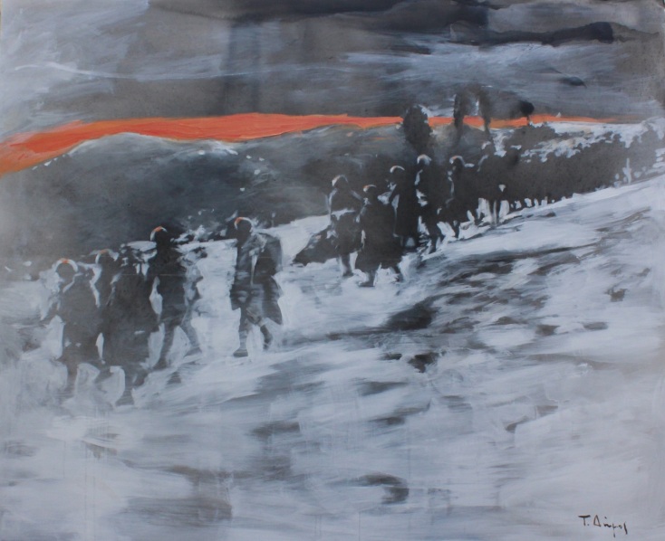 Ο εικαστικός Τάσος Δήμος μιλάει για την ατομική του έκθεση «Το Έπος του ‘40» που παρουσιάζεται στο Πολεμικό Μουσείο από τις 28 Οκτωβρίου