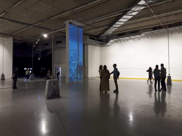 Μαρία Παπανικολάου, άποψη της έκθεσης "Free from what" στο annexM του Μεγάρου Μουσικής