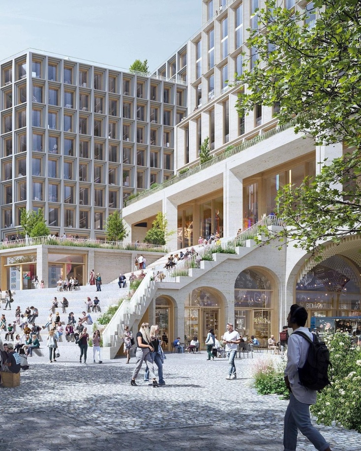 «Ku'lturhof»: Η πρόταση που επιλέχθηκε για τη μεταμόρφωση του δυτικού Βερολίνου - Ανατέθηκε στο γραφείο Henning Larsen Architects μετά από διαγωνισμό.