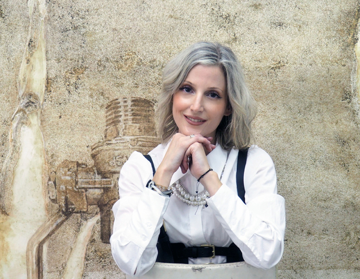 Η εικαστικός Βίβιαν Χαλκίδη © Villy Calliga