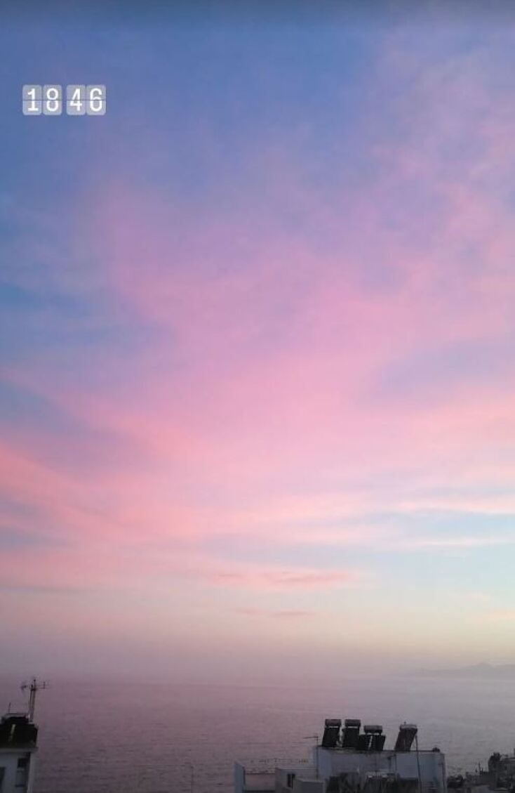 Γέμισαν τα social εικόνες με τον ροζ ουρανό - Viral το υπέροχο θέαμα