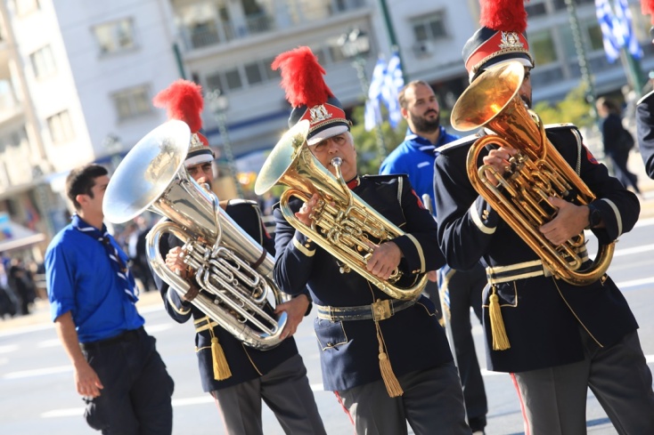 12 +1 εικόνες από τη μαθητική παρέλαση για την 28η Οκτωβρίου στην Αθήνα