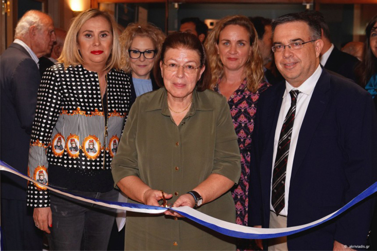 Μαρία Αντωνιάδου, Πρόεδρος ΕΣΗΕΑ, Λίνα Μενδώνη,Υπουργός Πολιτισμού, Χριστίνα Κάλμπαρη, Εικαστικός, Δημήτρης Γαλαμάτης, Γενικός Γραμματέας Επικοινωνιας και Ενημέρωσης