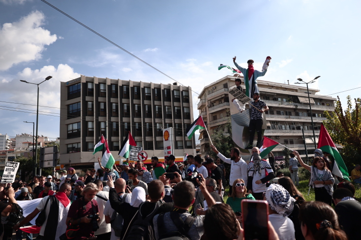 Το συλλαλητήριο ξεκίνησε από την Πλατεία Ελευθερίας στο Μέγαρο Μουσικής 