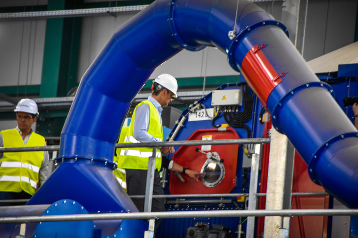  Στην πλήρη λειτουργία του το έργο αυτό θα τροφοδοτεί με πράσινη ενέργεια